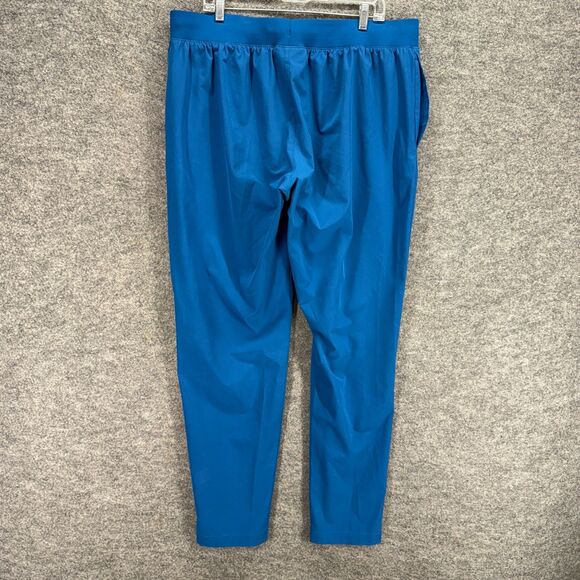 Under Armour Activewear Track Pants Women 2XL Tall Blue Pull On Pockets Fitted - Picture 2 of 8